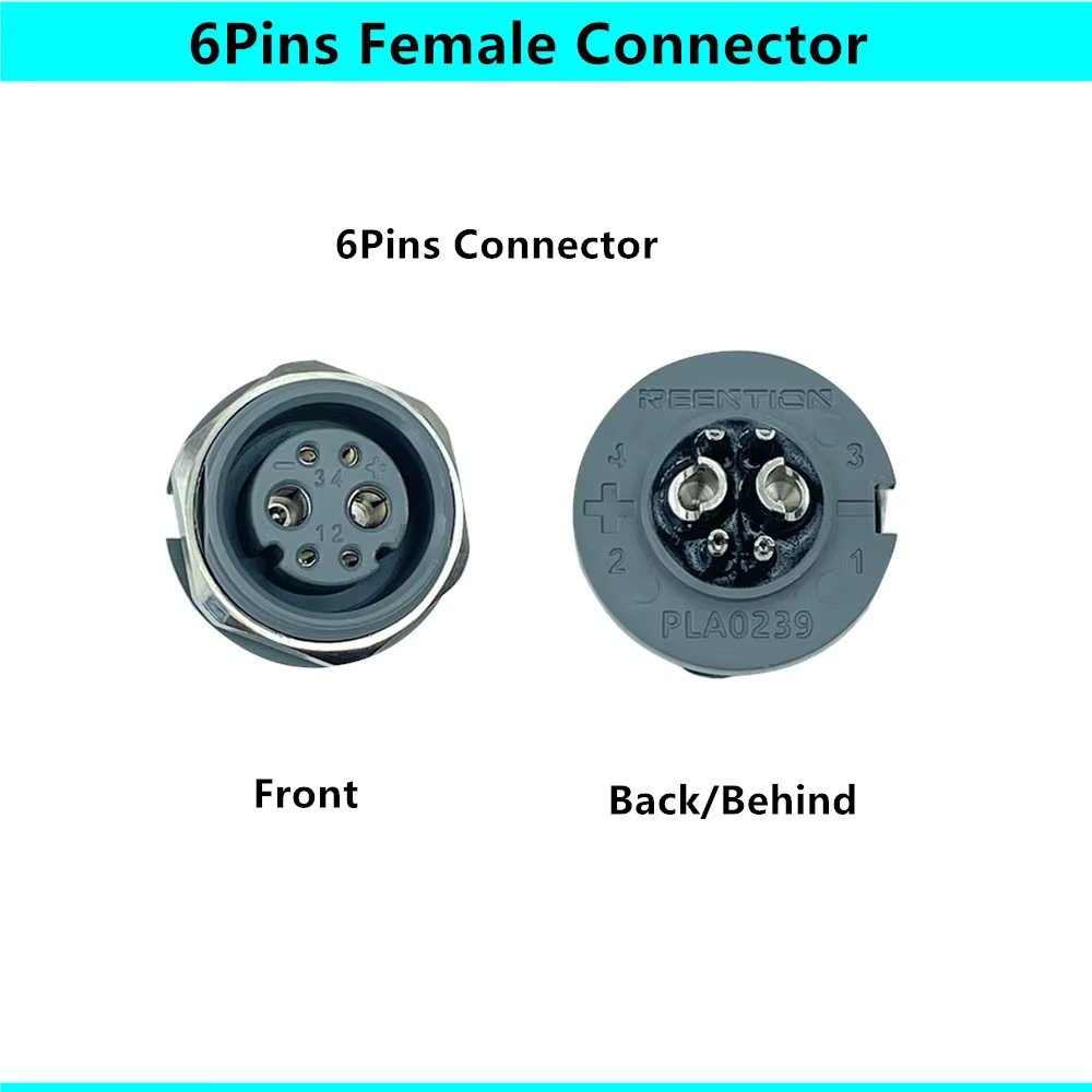 Female Plug 6Pins