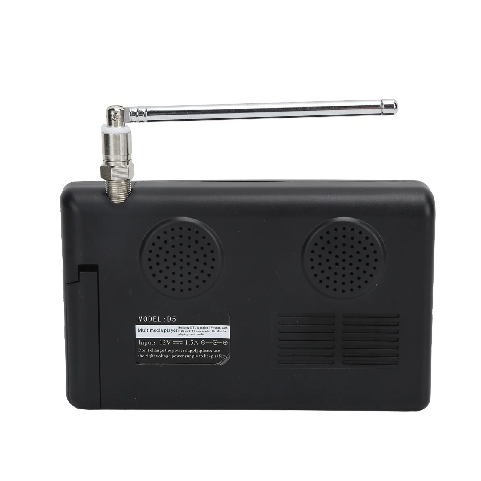 LEADSTAR 5 Inch Digital Television ATSC TV Portable Digital TV for Car Camping Kitchen US Plug 110‑220V