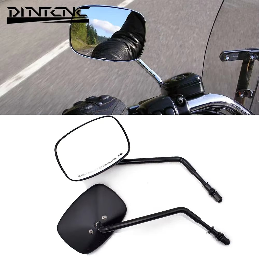 Rearview Mirror Universal for Vespa for RA for Royal Alloy  Motorcycle Square HD wide Field of View Aluminum Alloy Accessories