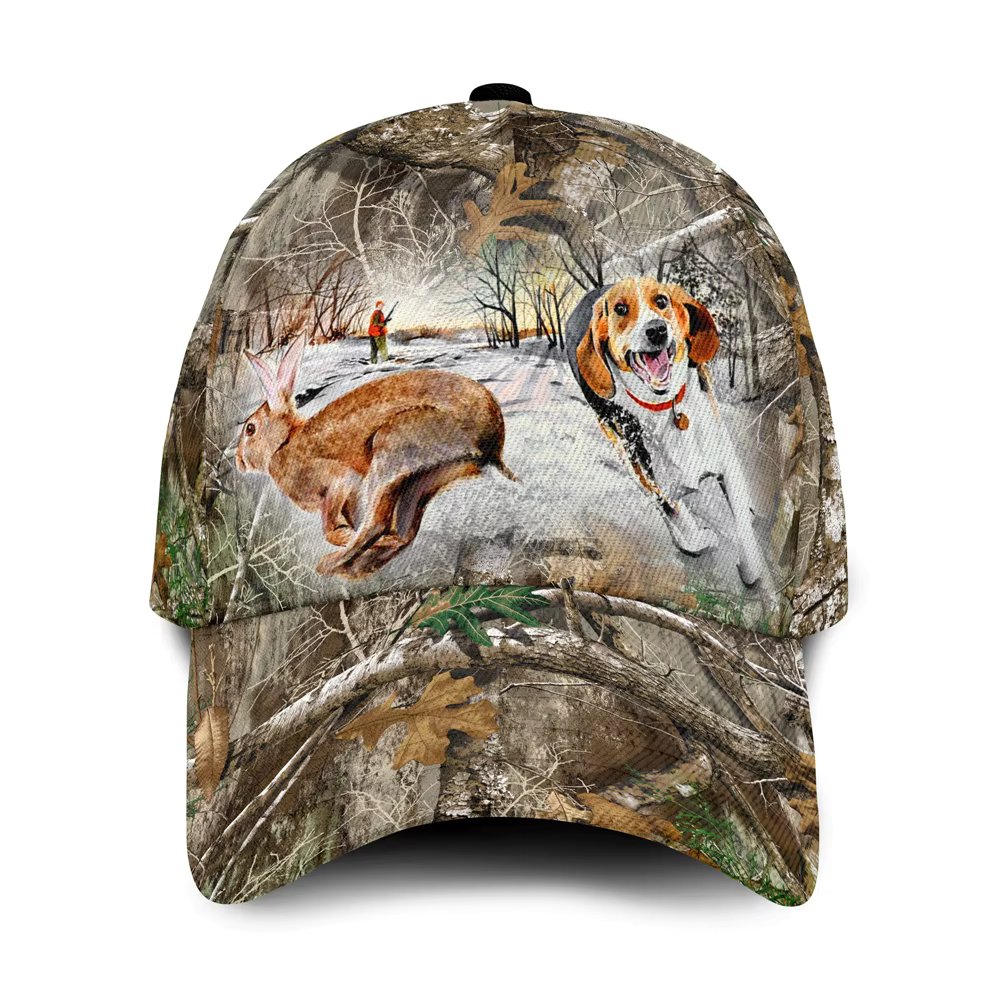 Baseball Cap Love Hunting Hound Printed Snapback Hats Men Women Adult Black Bear Hip Hop Headwear Outdoor Casual Sun Visor