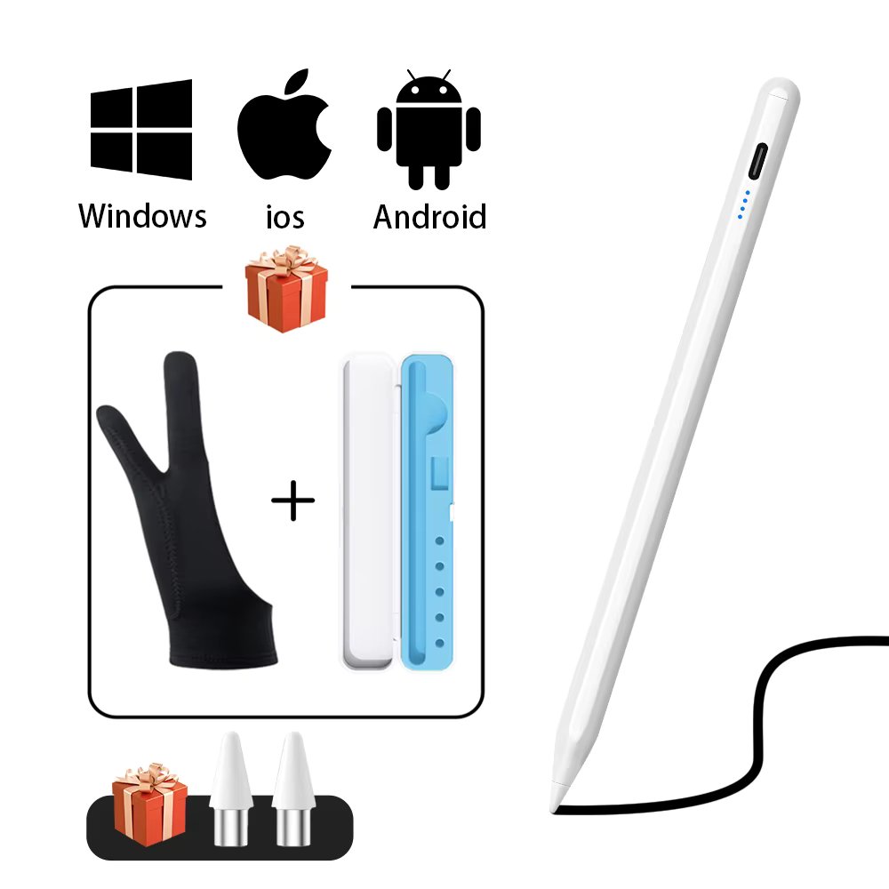 white pen blue box