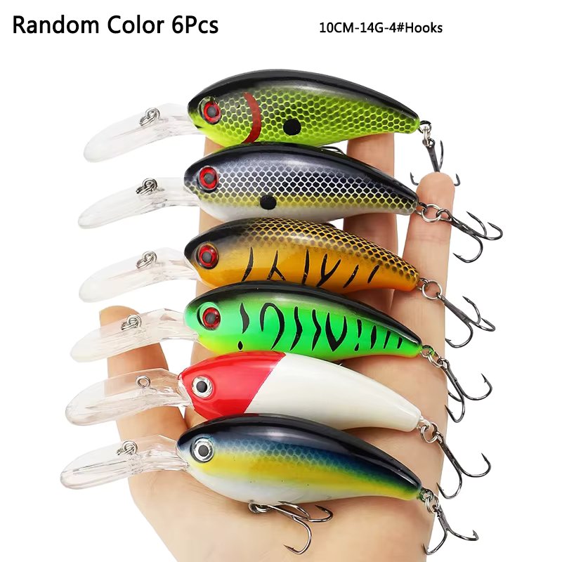 E-6Pcs-10cm-14g