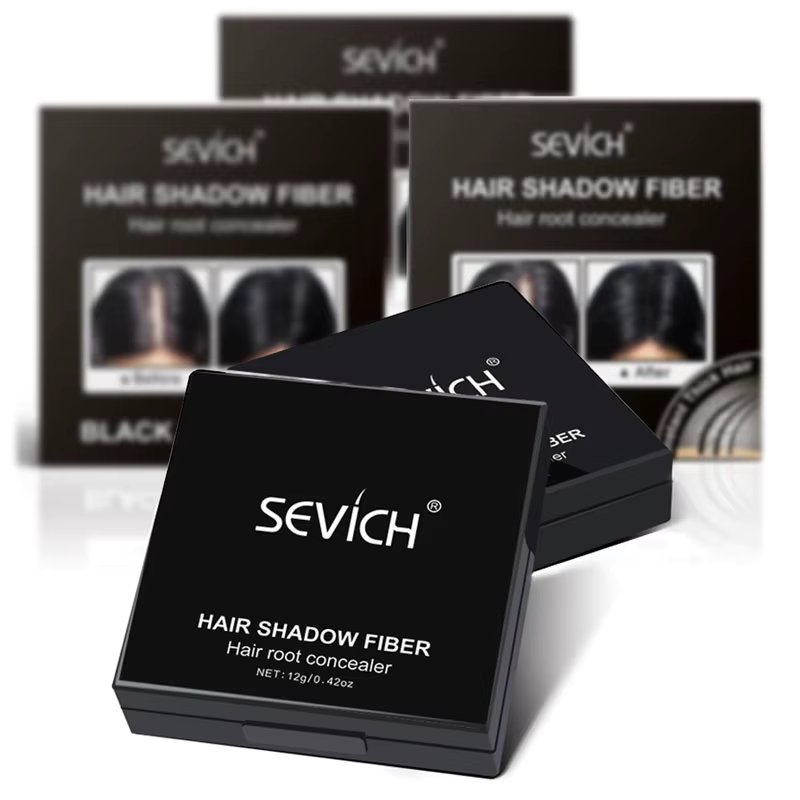 Sevich 5 Color Hair Shadow Powder Waterproof Hair Line Trimming Powder Hair Line Edge Control Powder Hairline Modified Repair