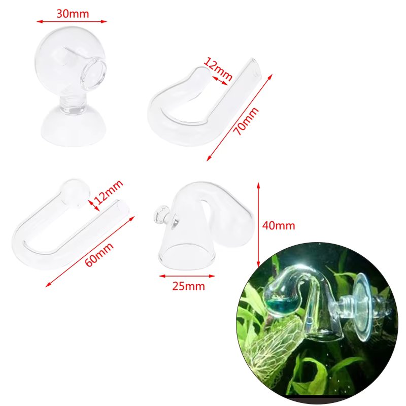 CO2 Drop Glass Checker Aquarium Fish Tank Carbon Dioxide Monitor CO2 Indicator