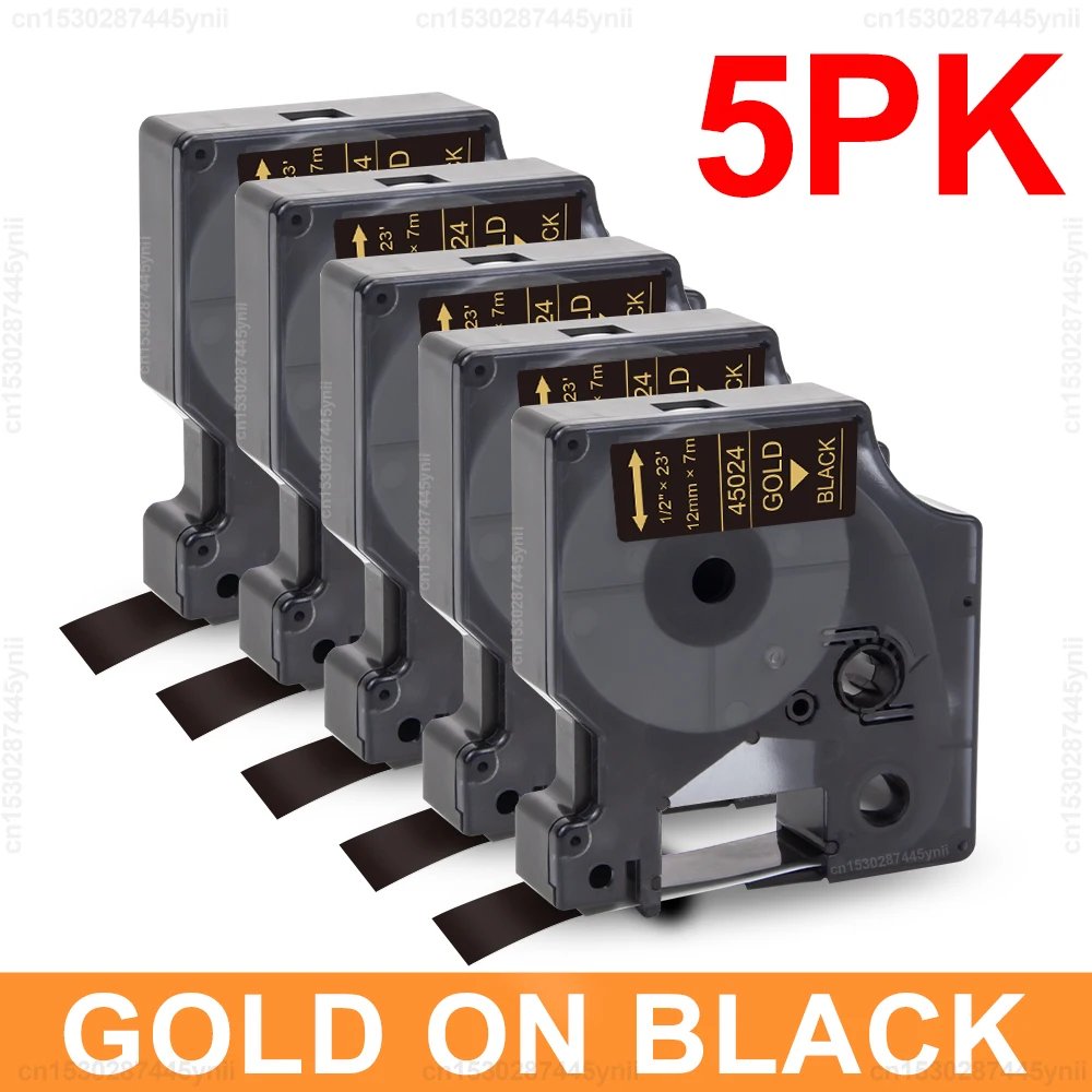5PK Gold on Black