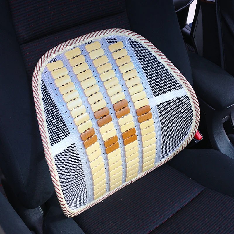 Car Seat Chair Back Cushion Ventilate Mesh Lumbar Back Brace Car Seat Chair Cushion Office Home Massage Back Cushion Universal