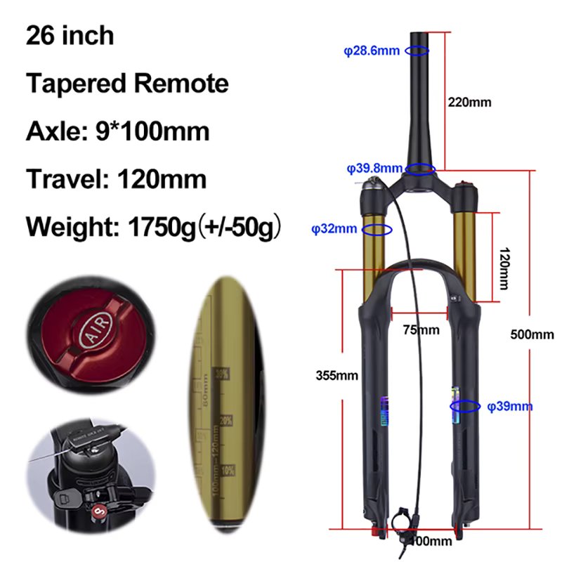 26 Tapered Remote G