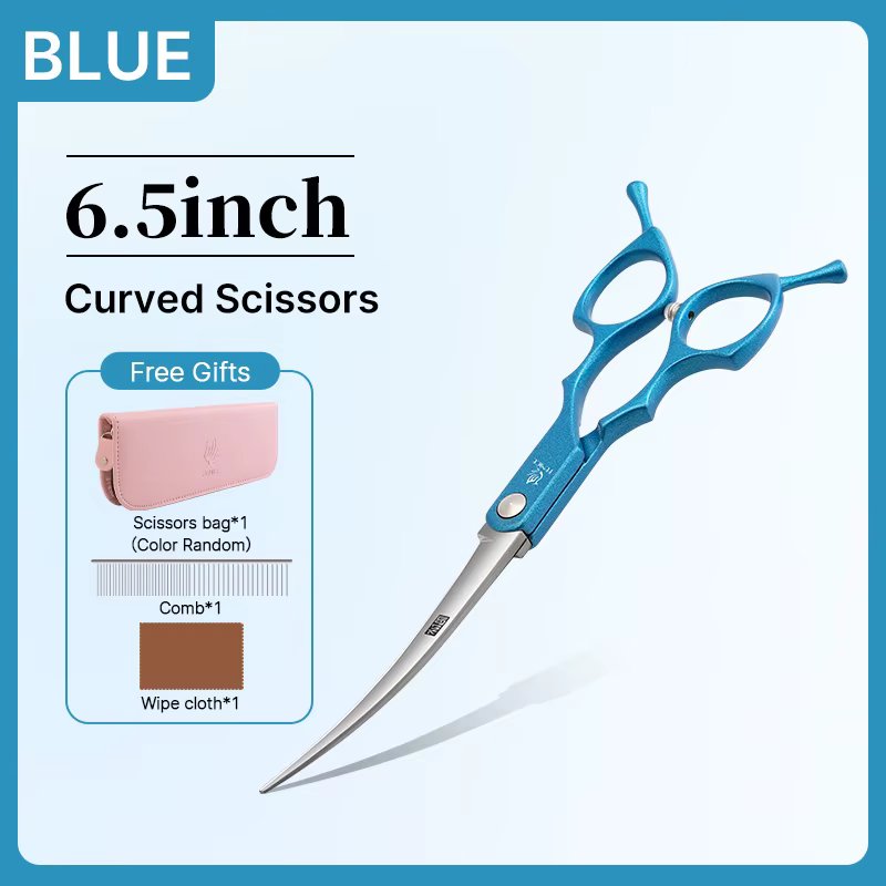 blue curved