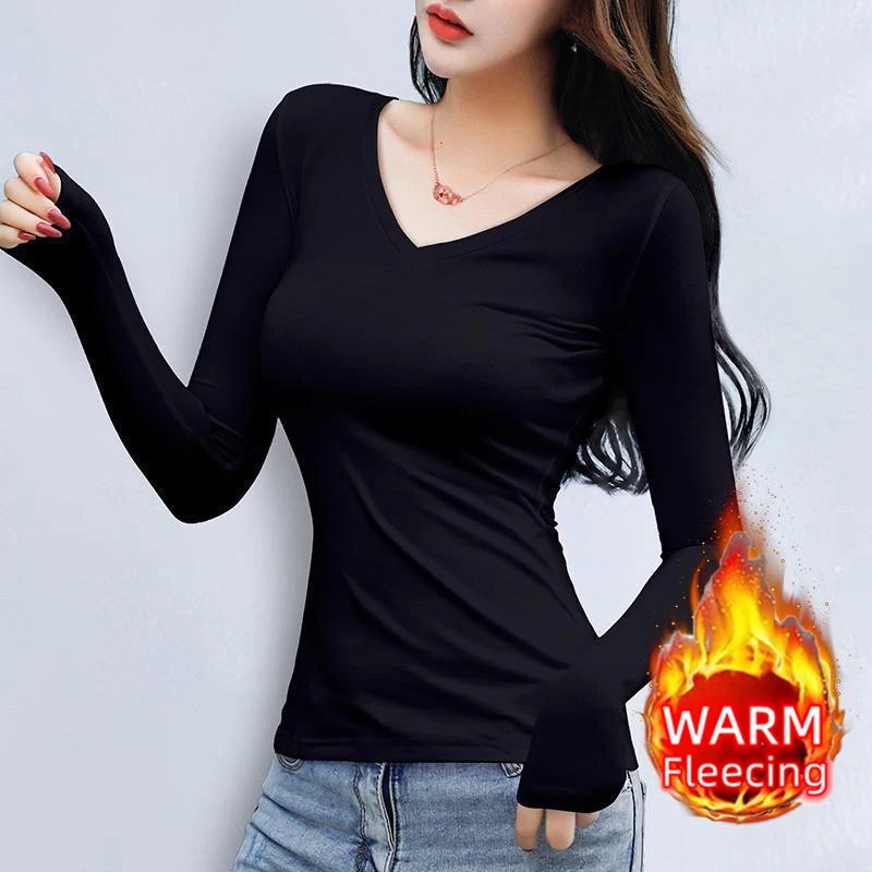V-neck-Black