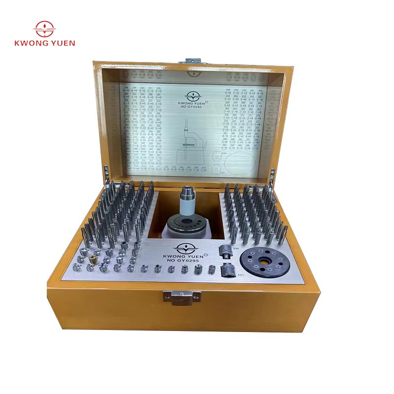 Kwong Yuen All Steel Watch Repairs Tool Kit for Watchmakers High Quality 130 Staking Tools Punches Movement Repair tools