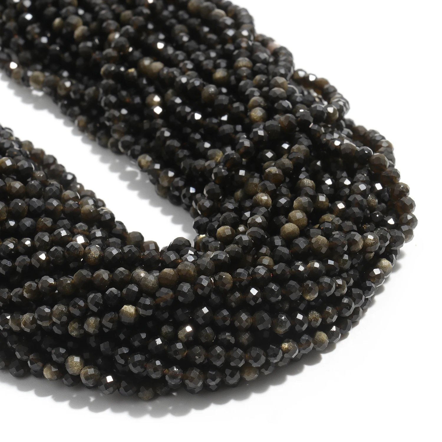 2 3 4mm Faceted Tiny Beads Natural Aquamarine Lapis Lazuli Tourmaline Amethyst Stone Beads for Jewelry Making Diy Accessories