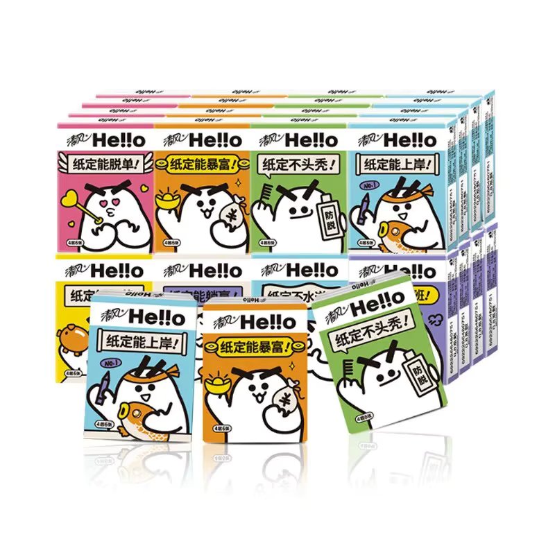 Portable Small Pack Paper Towel Facial Tissue Handkerchief Napkin Travel Tissue Desktop Cleaning Tissue 30pcs