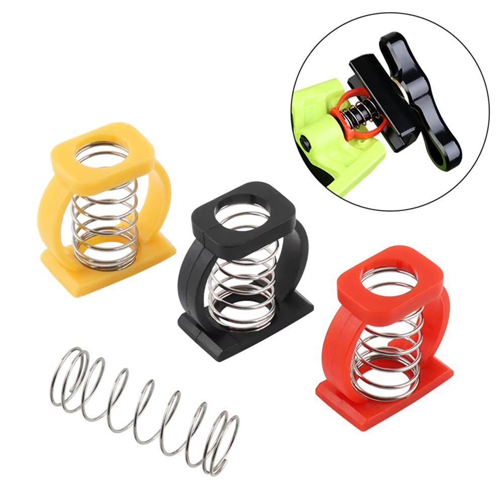 2Pcs Bicycle Hinge Clamp Spring Easy Free Twist Bike Hinge C Buckle Parallelizer for Brompton Folding Bike