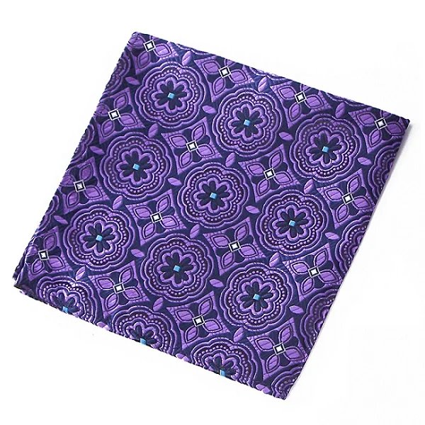 Tailor Smith Luxury Men's Handkerchief Floral Polka Dot Woven Hankies Microfiber Hanky Business Pocket Square Chest Towel 25cm