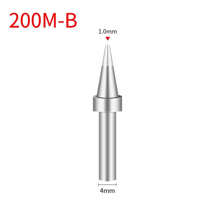 Handif 200M Soldering Iron Tips 90W Pure Copper Material 200M-K 200M-C 200M-D Electric Welding Head For Quick 203H Welding Tools