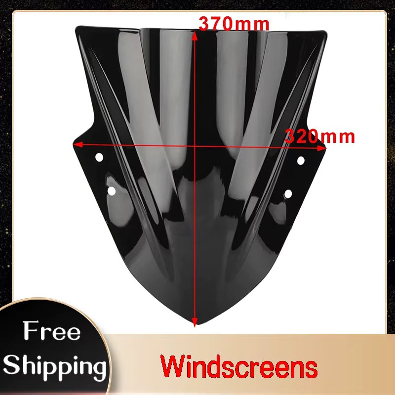 Motorcycle Windscreen Windshield Double Bubble For KAWASAKI Ninja 300 250 2013-2017 & ZX300 EX300R 2013 2014 2015 2016 2017