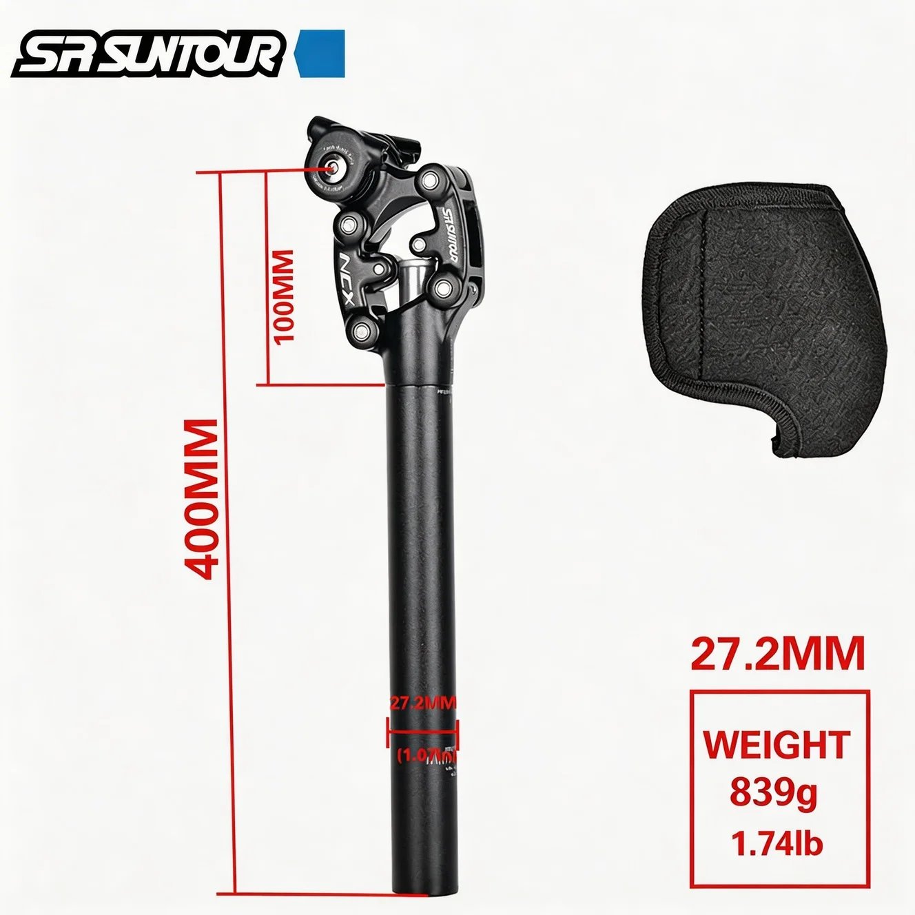 SUNTOUR 27.2MM 400MM