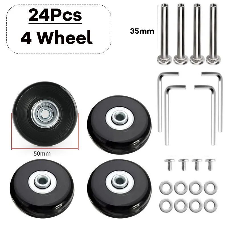 50mm-18mm-4 Wheels