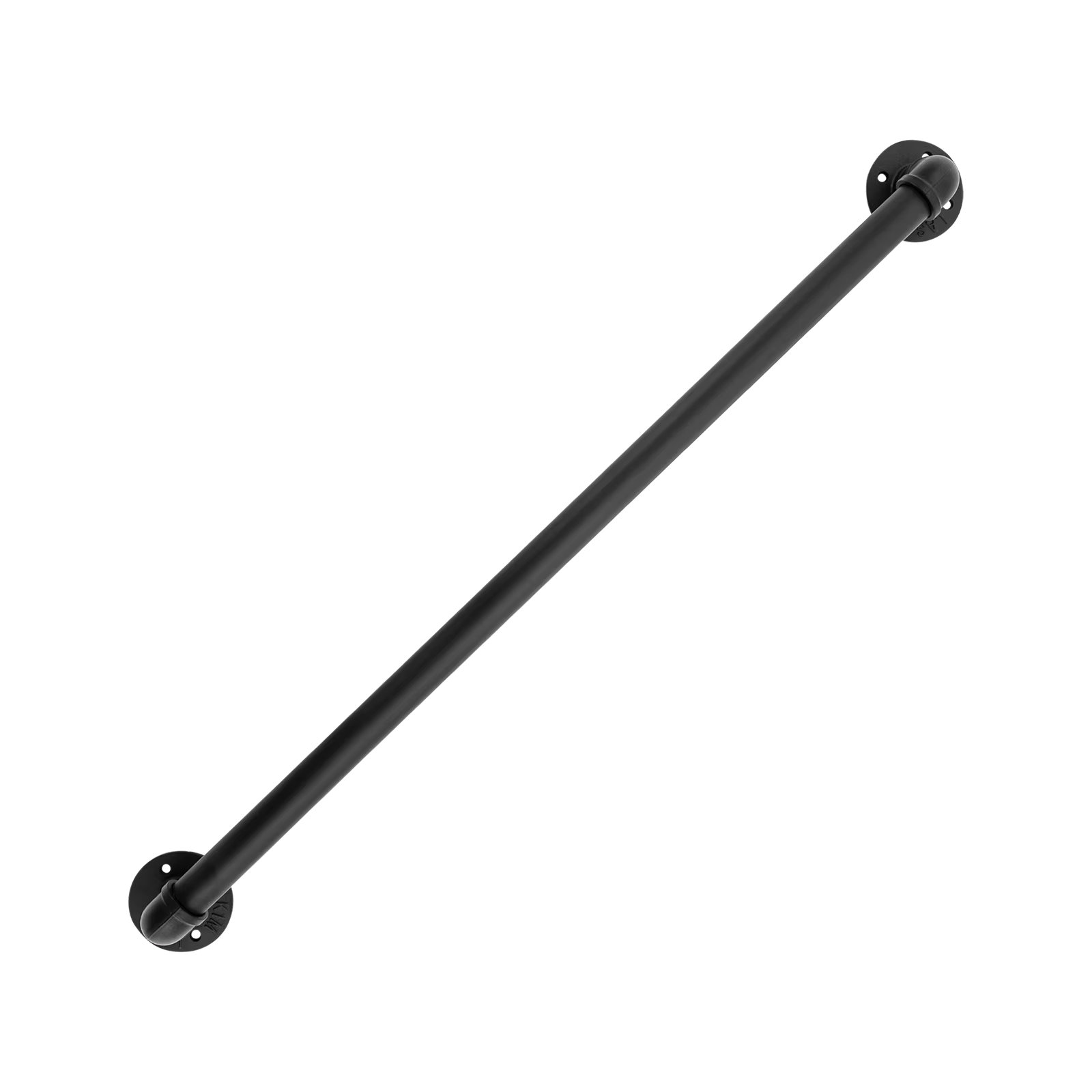 3/4FT Industrial Pipe Wall Rails Stairs Handrail Sepladder Rail For Wall-Mounted Vintage Loft Indoor and Outdoor