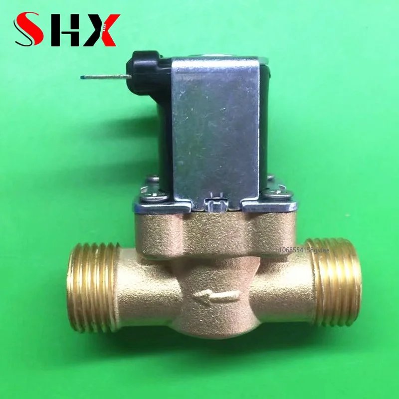 G 1/2'' Normally Closed Electric Brass Solenoid Valve Magnetic Switch DC 5V 12V 24V 36V 48V AC 110V 220V Solar Hot Water Valve