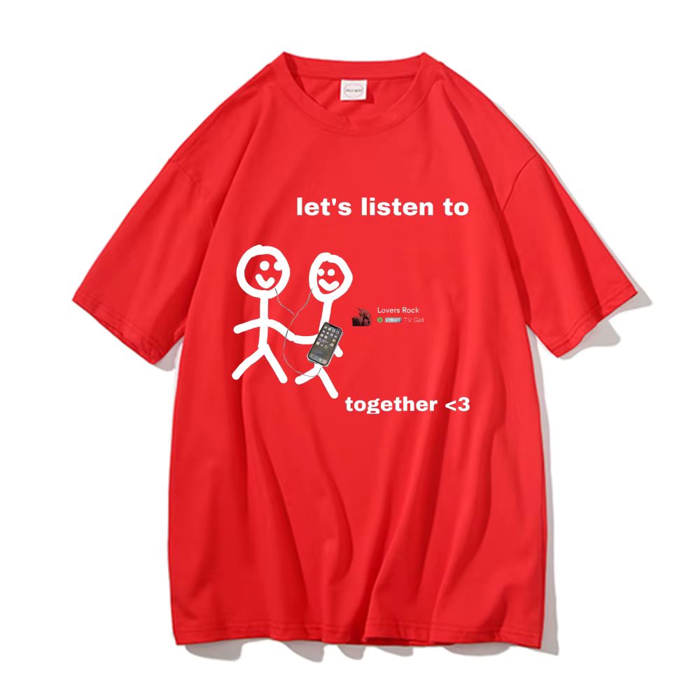 TV Girl Tshirt Unisex French Exit Album T-shirt Gift for Indie Music Fan Tee Lovers Rock Simple Drawing Music Band Graphic Shirt