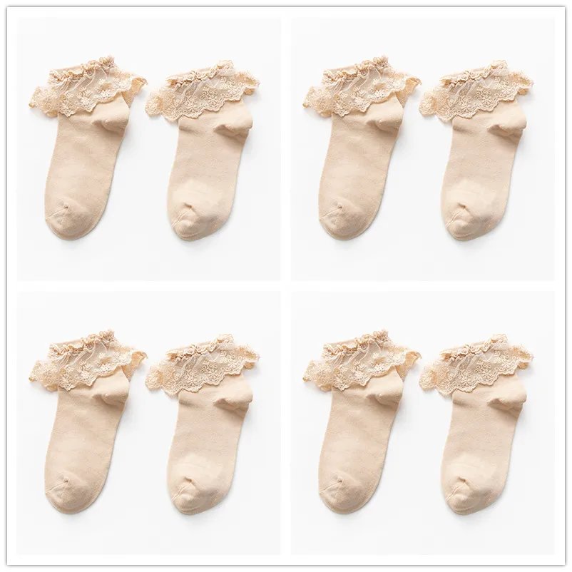 4 khaki socks