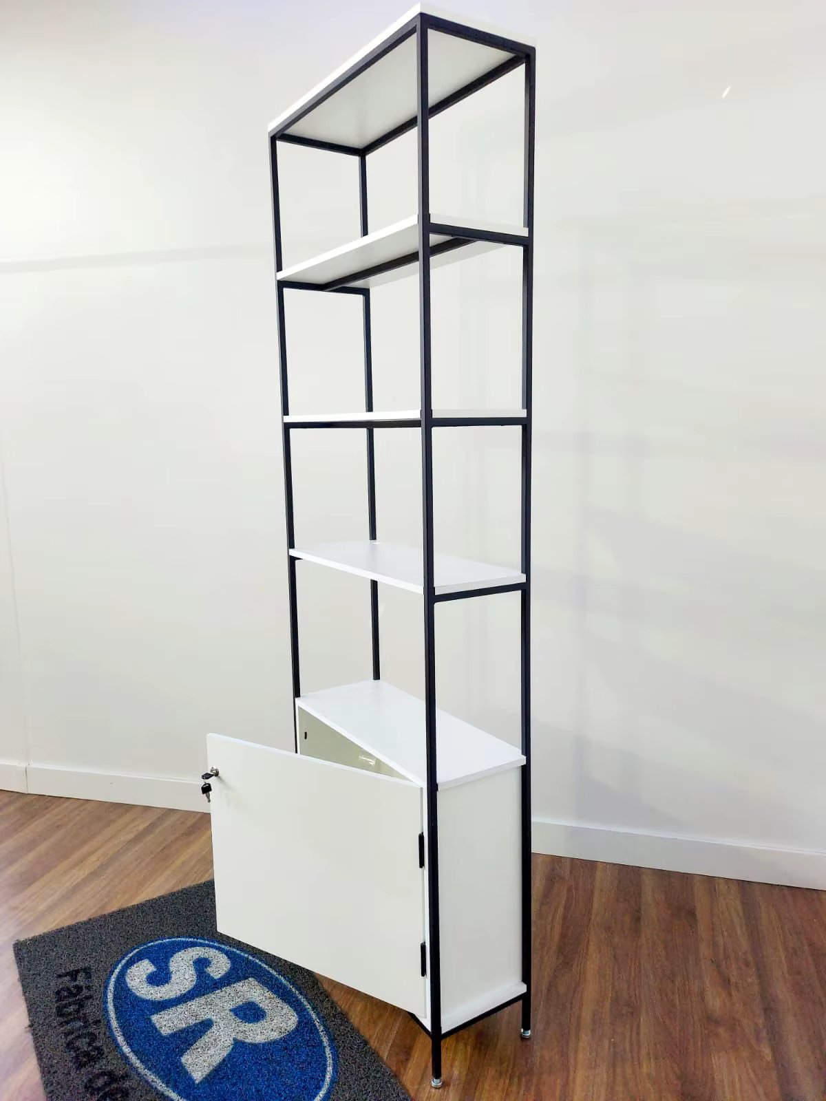 Anita Slim Industrial Cabinet (Straight) White
