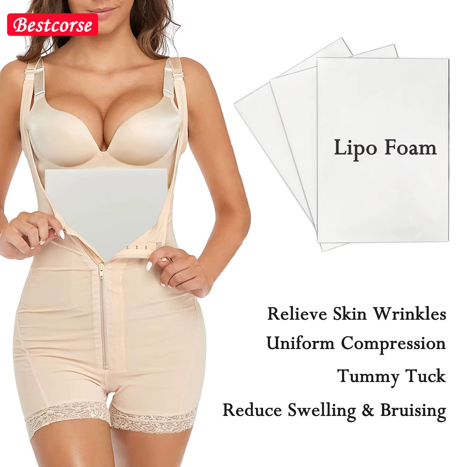 Lipo Board Post Surgery Sheet Pack Supplies Lipo Foam Pads Bbl Abdominal After Liposuccion Tabla Lumbar Surgical Operation
