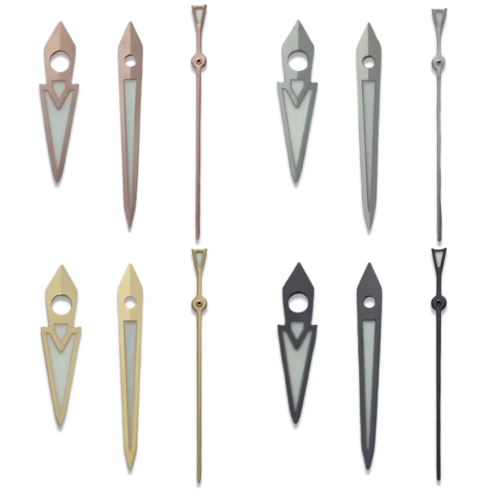 Hight Quality NH35 NH36 NH38 NH39 NH70 NH72 7S26 7S36 4R35 4R36 Hands Silver Gold Rose Gold Black Watch Hands With Luminous