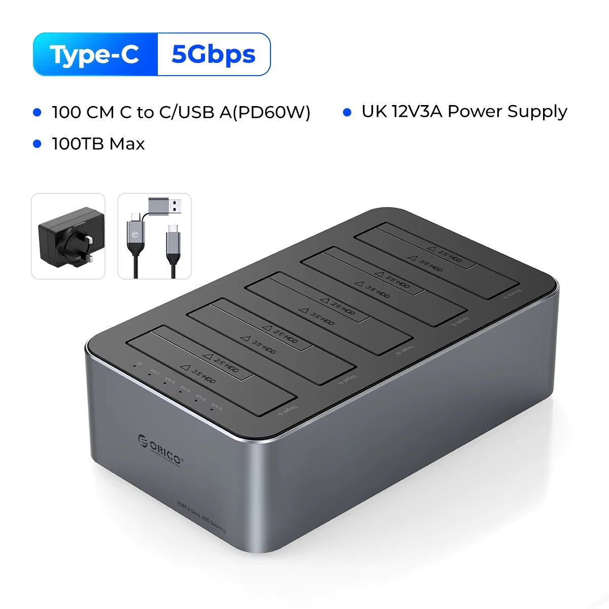 5 Bay UK Plug