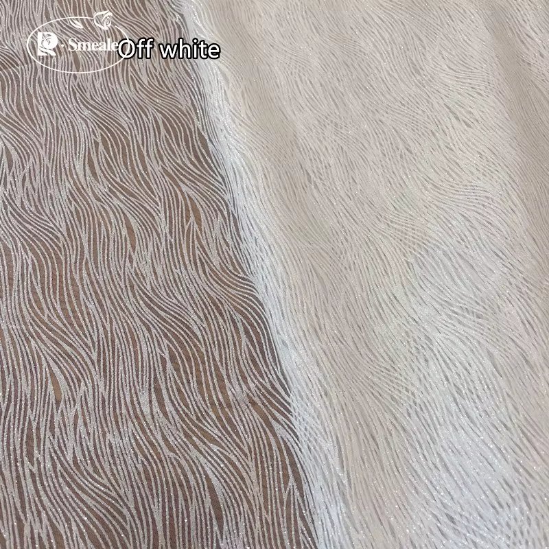 Multi-Color Glitter Net Yarn, Hot Diamond Spray, Gold and Silver, Hot Stamping Wedding Dress Fabric, New Style