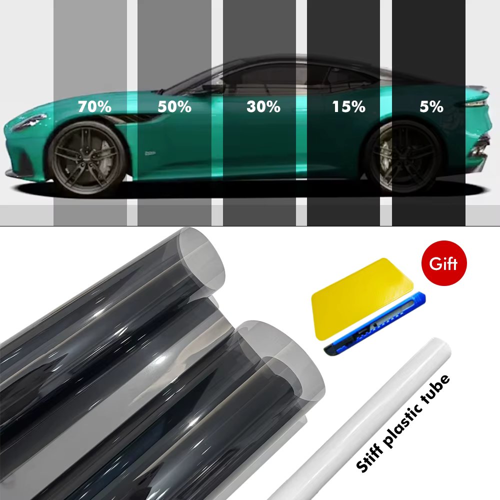 Black Car Window Foils Tint Film  Auto Home Decorate  Window Glass Film  Block Solar UV  Protector Window  Sticker Films