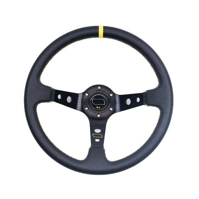 Leather-Black-Yellow