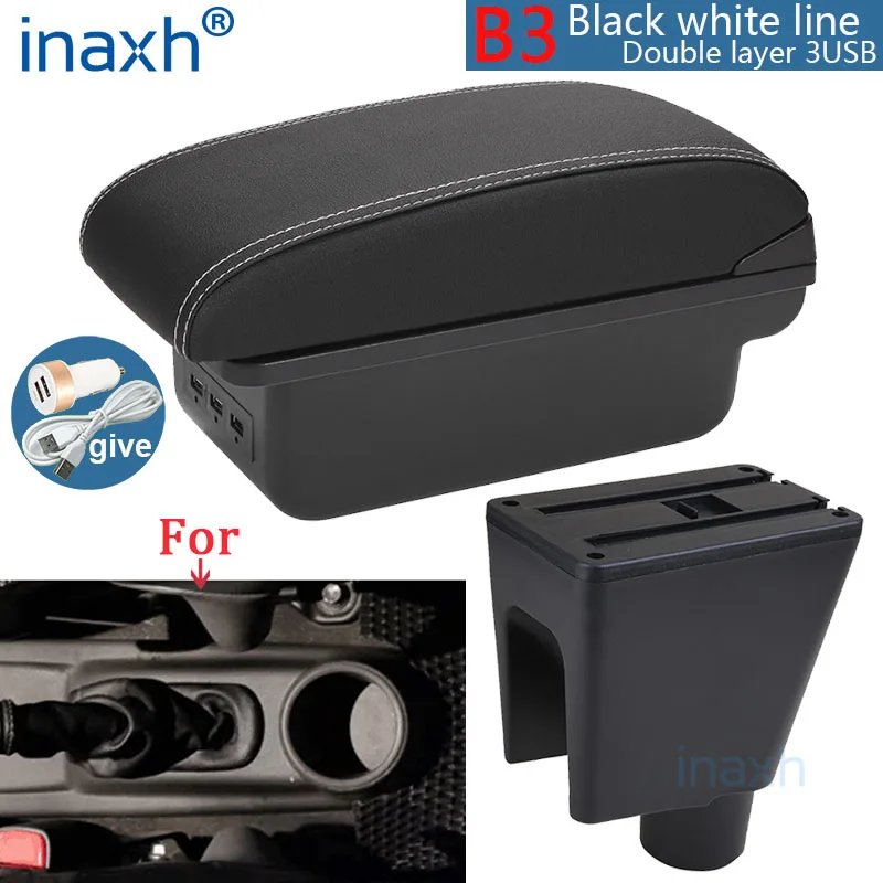 B3 black white 3USB