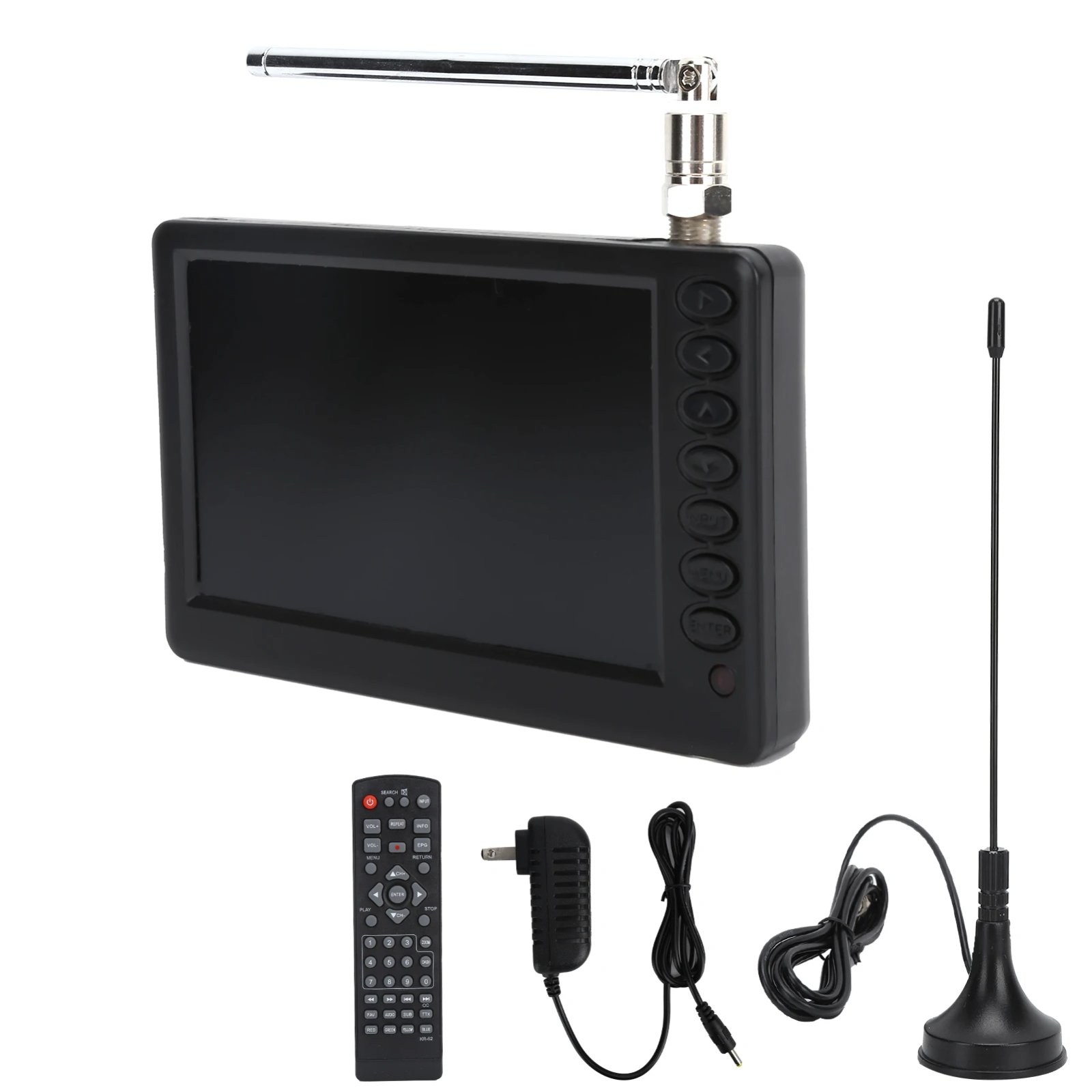 LEADSTAR 5 Inch Digital Television ATSC TV Portable Digital TV for Car Camping Kitchen US Plug 110‑220V Portable Digital TV