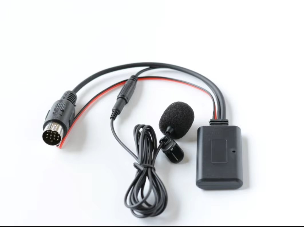 Car Bluetooth Module Audio Aux  Microphones Cable Adapter For Kenwood 13-Pin CD Stereo Radio