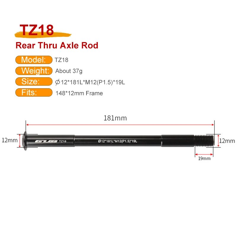TZ18 Rear Rod