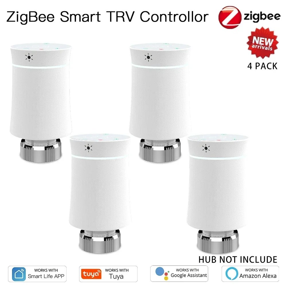 4PCS White Valve