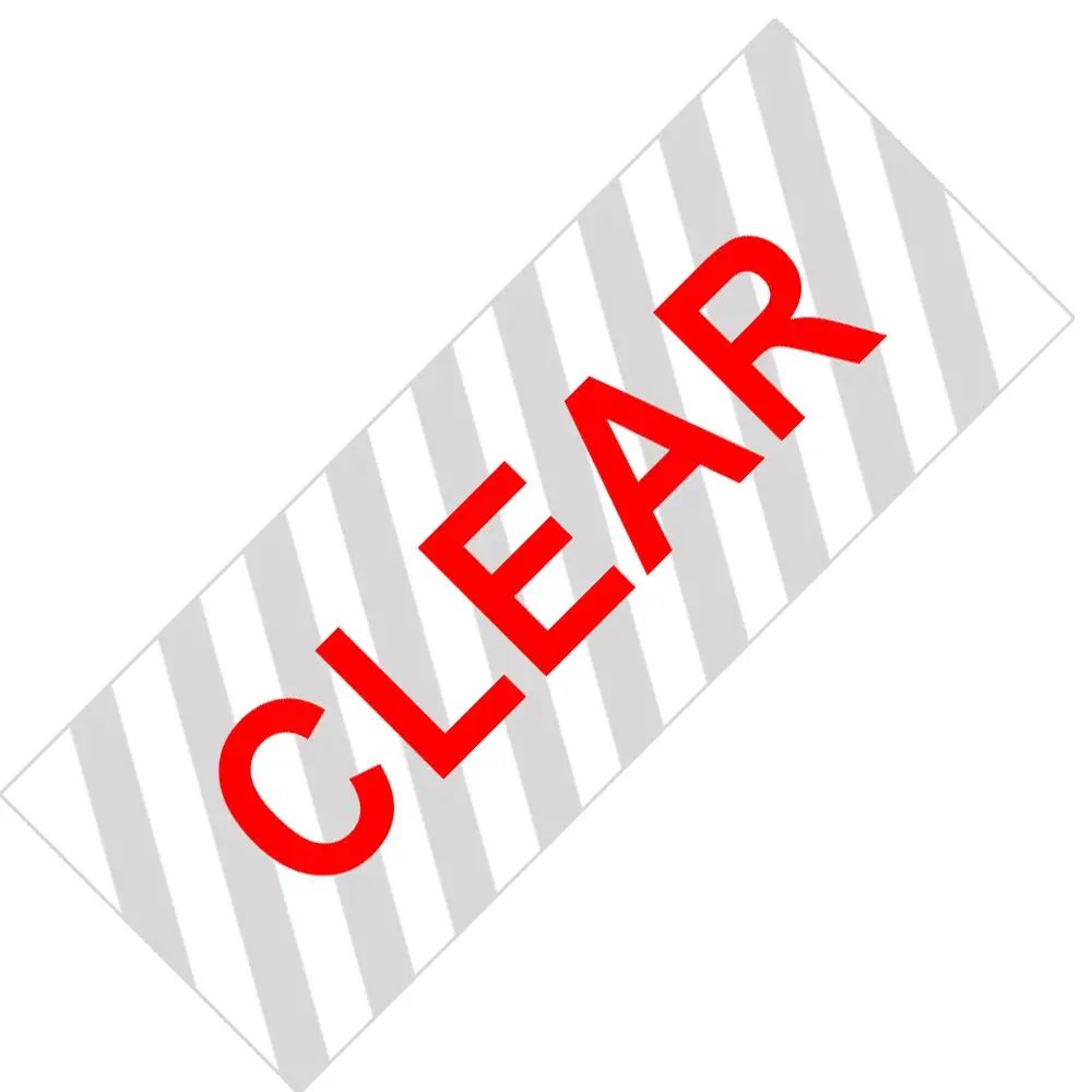 Red on Clear