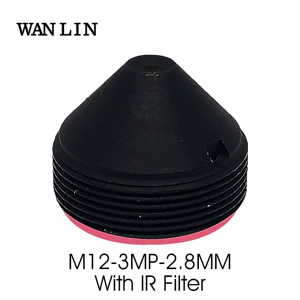 HD 3.0Megapixel 3MP 2.8mm Pinhole Lens with IR Fliter for CCTV Camera Mount 12*0.5 Iris F2.0 1/2.7" Image Format