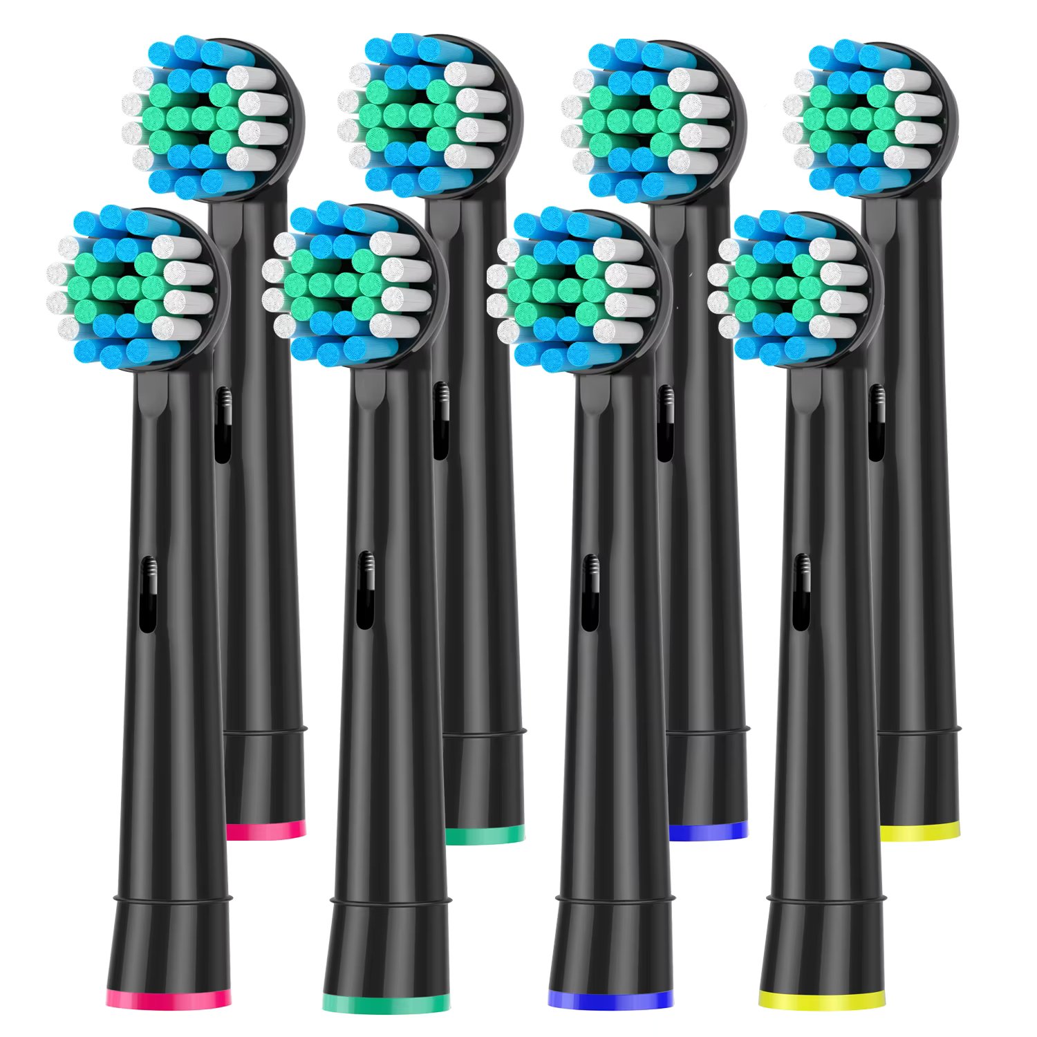 8pcs Black