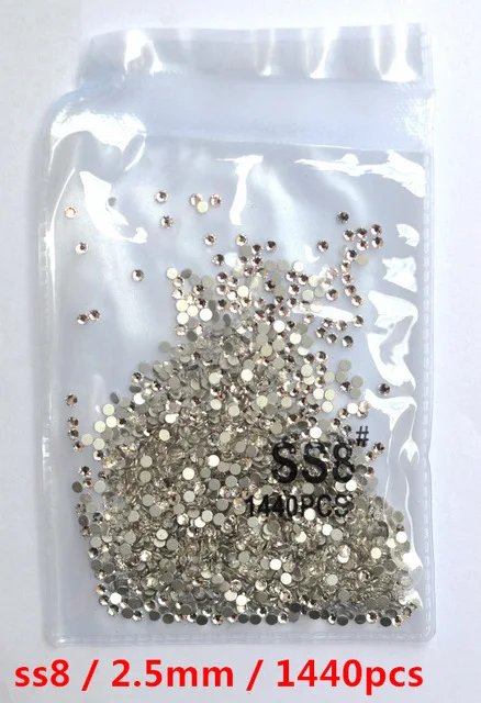 White SS8 1440pcs
