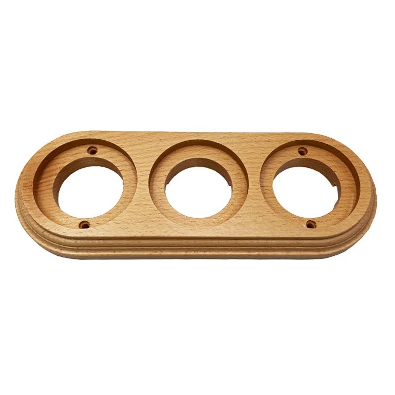 3-hole wooden base