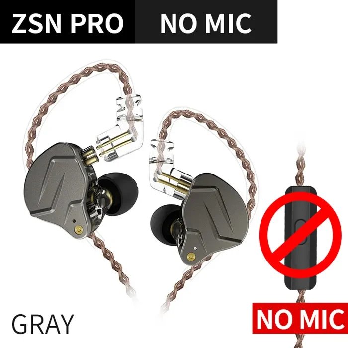 ZSNPro Gray No Mic