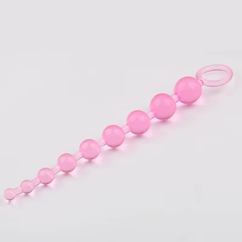 2022 New Heart beads Soft Anal Plug anus Toys Big Balls Silicone G-Spot Stimulating Butt Plugs Adult Sex Couple Sexy
