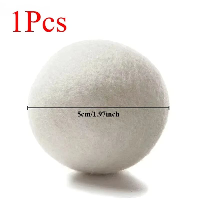 30-Pack Wool Dryer Balls Handmade Drying Balls Dryer Reusable Natural Fabric Softener Reduce Wrinkles and Decrease Drying Time