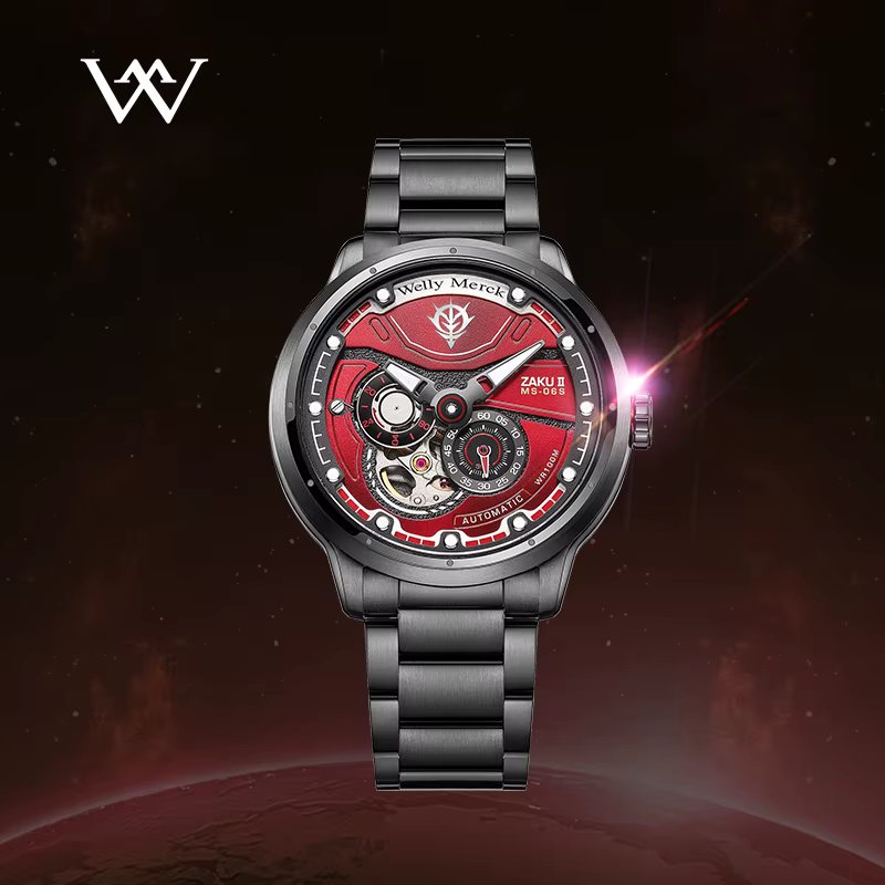 WM Watch Welly Merck Automatic Mechanical Watches Man Stainless Steel Waterproof MIYOTA 82S7 Limited Edition Watch Joint Series