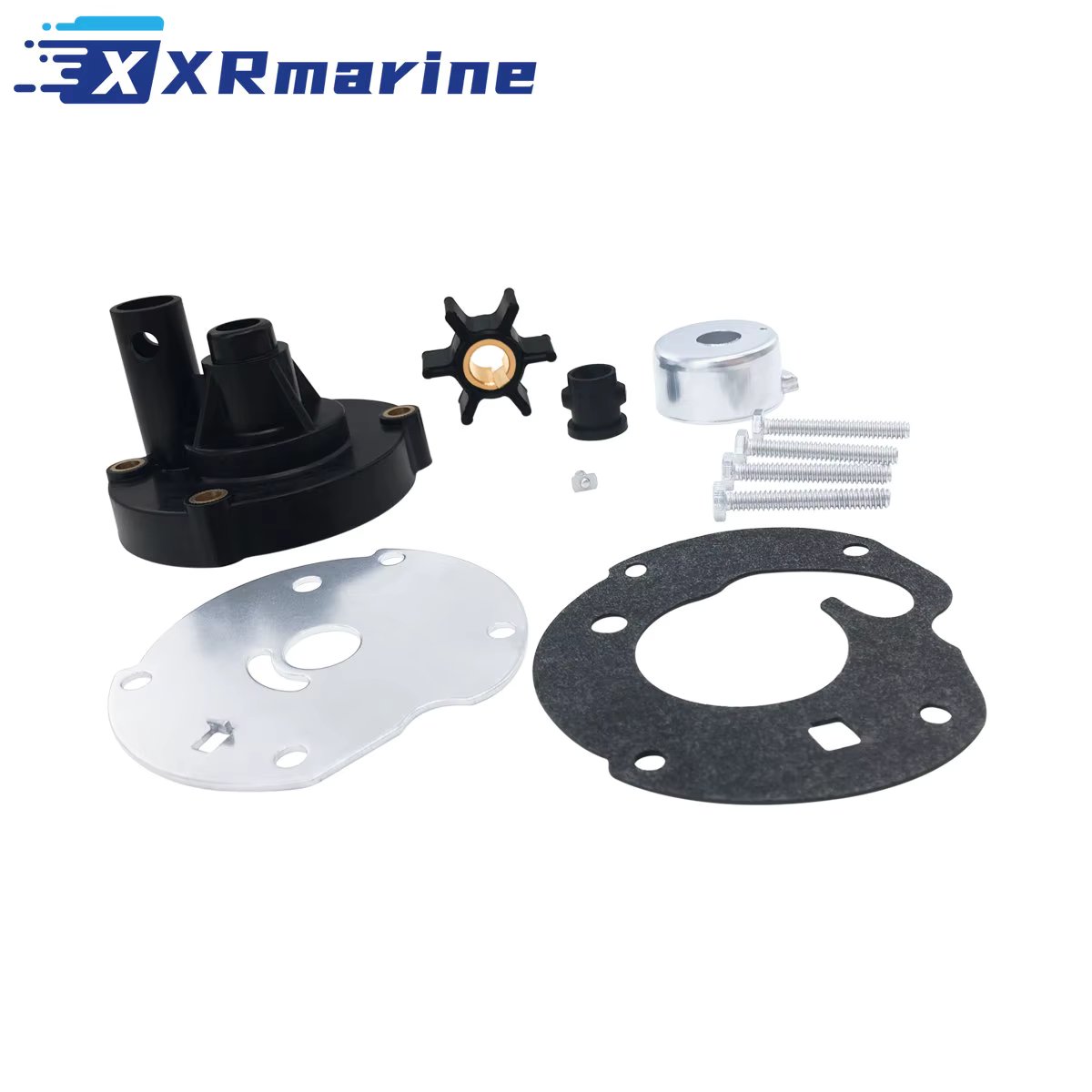 778166 Water Pump Impeller Repair Kit for Johnson Evirude 6 HP Outboard Motors 0763758 763758 0379771 0389228 0382797 0778166