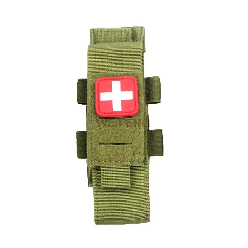 Tactical Molle Tourniquet Holder Pouch Medical Scissor Pouch Medical EDC Waist Pack First Aid Kit Outdoor Flashlight Storage Bag