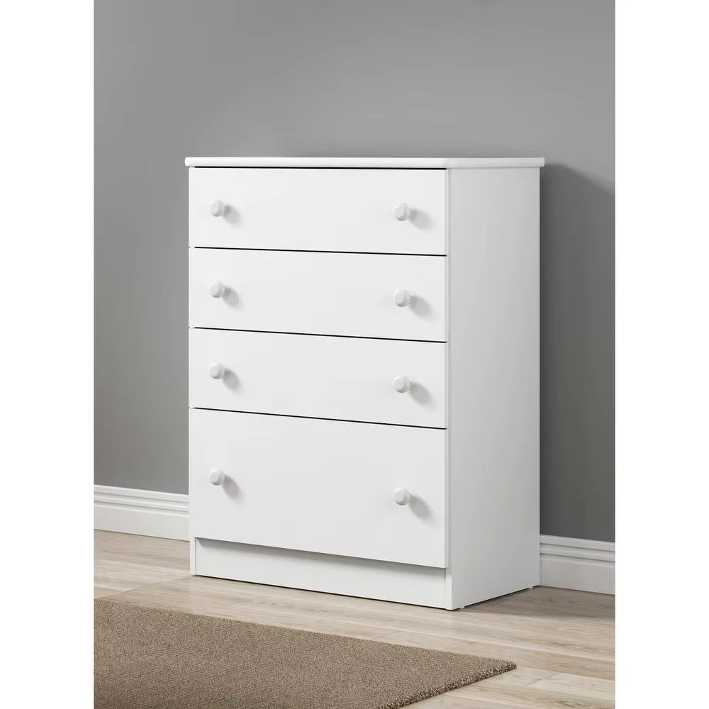 Multi-Mobile Dresser João and Maria 4 Drawers White/Chlorido